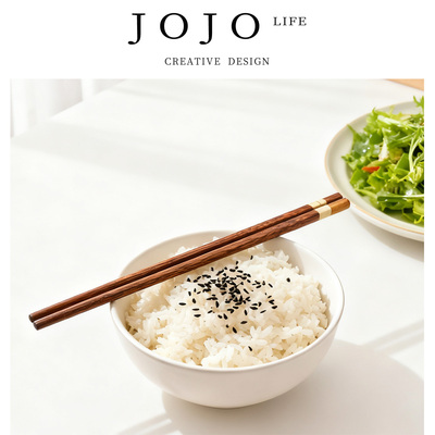 JOJO'S L. PD.Hopeshow.鸡翅木筷子家用高档抗菌防霉防滑 | 红袖