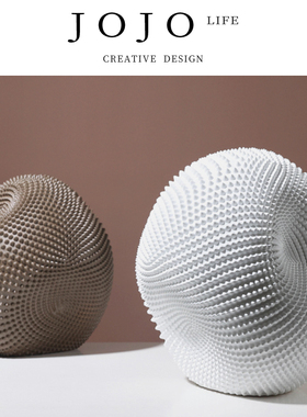 JOJO'S L. PD.plugging.简约复古客厅电视柜茶几样板间摆件| 堵管