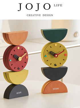 JOJO'S L. PD.Title.座钟家居轻奢创意客厅装饰桌面摆件 | 权目