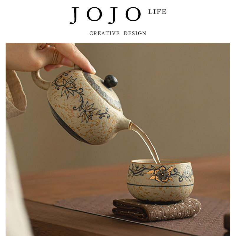 JOJO'S L. PD.紫泉涧.手绘青花高档陶瓷泡茶壶功夫茶具 | 护栏