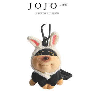 PD.material.原创diy蜜蜂包包挂件毛绒钥匙扣 粗料 JOJO