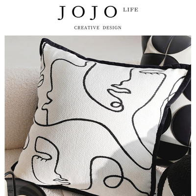 JOJO'SLIFEPD沙发抱枕套含芯