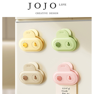 PD.very.卡通创意封口夹带日期圈高颜值磁吸贴 郭很 JOJO