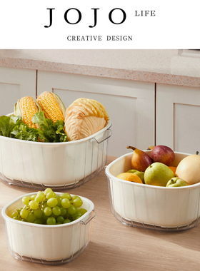 JOJO'S L. PD·Drop洗手篮沥水篮客厅茶几家用淘米菜篮子 | 蔬沥