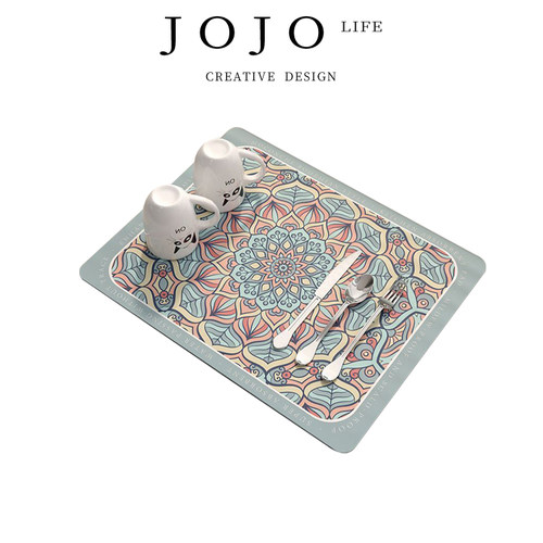 JOJO'SLIFEPD硅藻泥厨房沥水垫