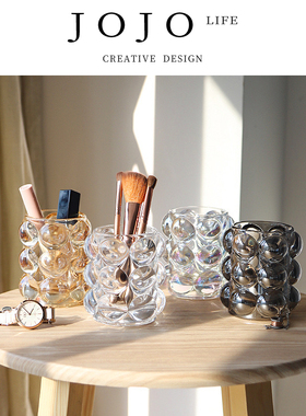 JOJO'S L. PD.grain.收纳盒韩式ins化妆刷收纳筒高级轻奢 | 晶粒