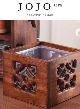 JOJO'S L. PD·continue·收纳盒家用复古实木化妆品首饰 | 联意