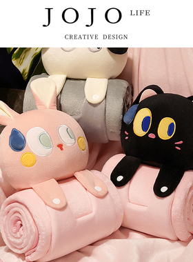 JOJO'S L. PD.grower.卡通毯子办公室学生午睡毯毛季加厚 | 瓜农
