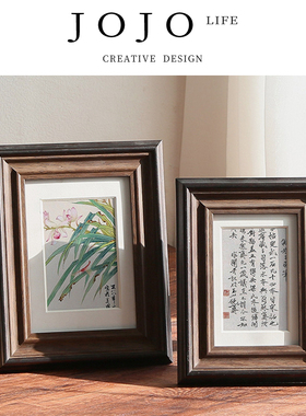 JOJO'S L. PD.Many.美式小相框摆台黑复古画框像框架创意丨多万