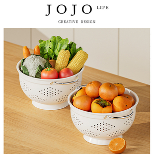 PD.Cegier.高颜值不锈钢沥水篮洗菜水果篮厨房 翰墨 JOJO