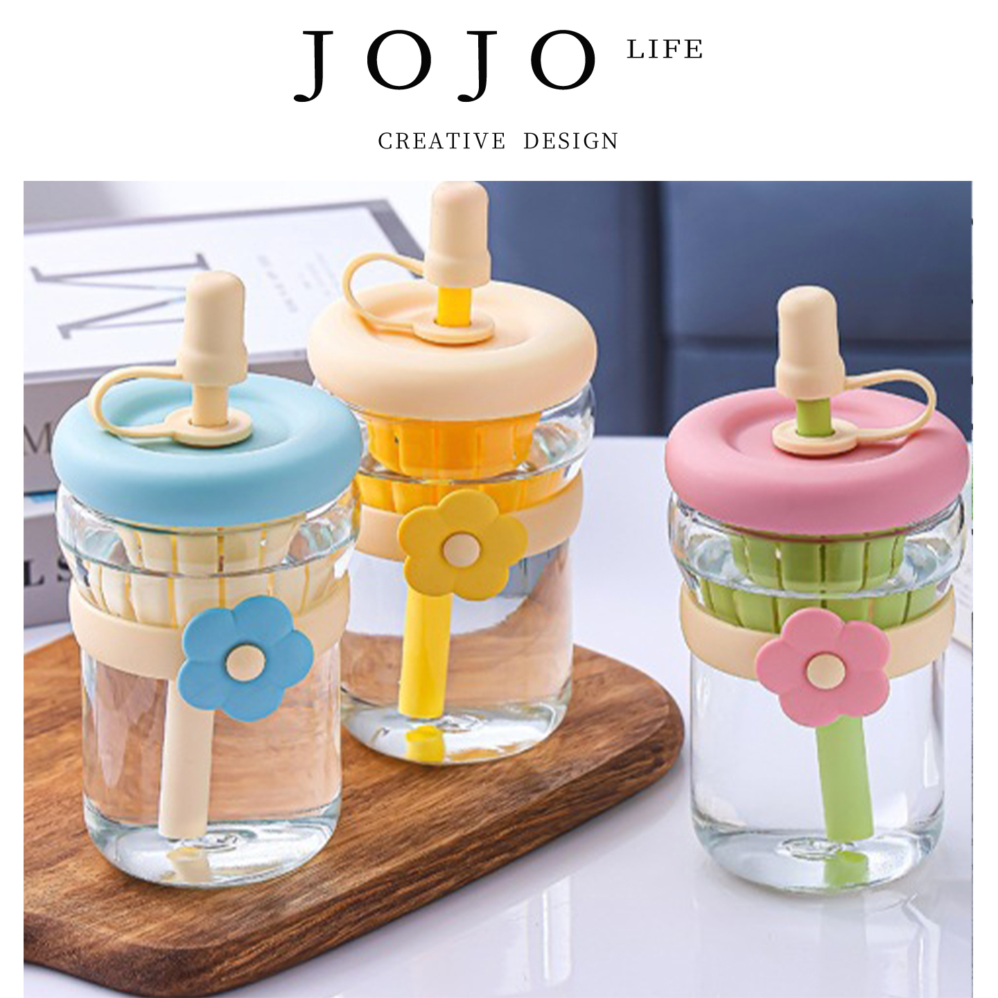 JOJO'SLIFEPD网红花朵杯子