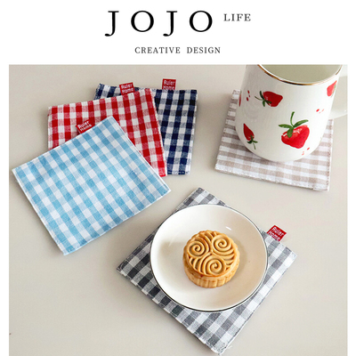 JOJO'SLIFEPD双层格子隔热杯垫