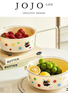 JOJO'S L. PD.Underst.多巴胺双层沥水篮水果篮沥干高颜值 | 懂于