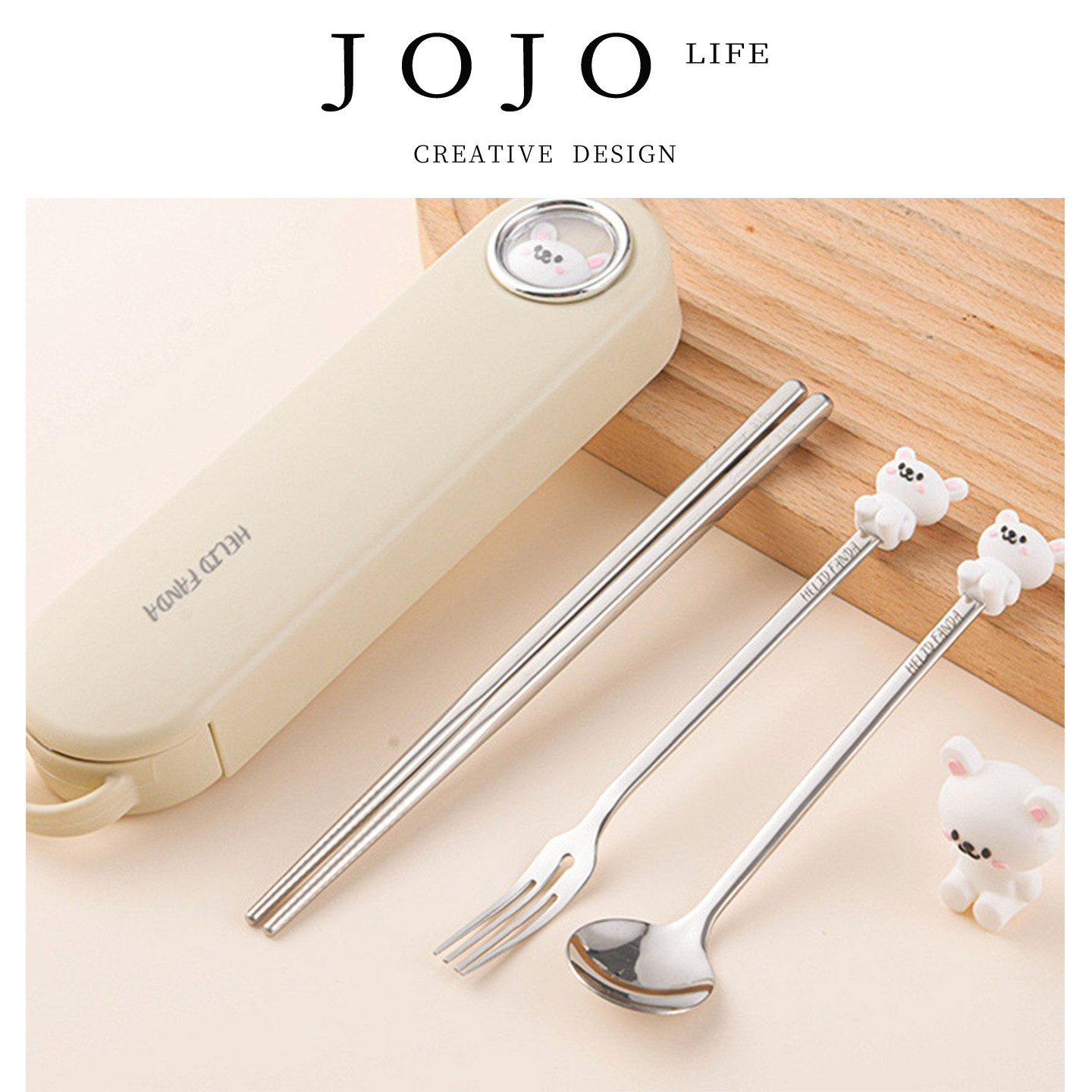 JOJO'SLIFEPD筷套装便携不锈钢