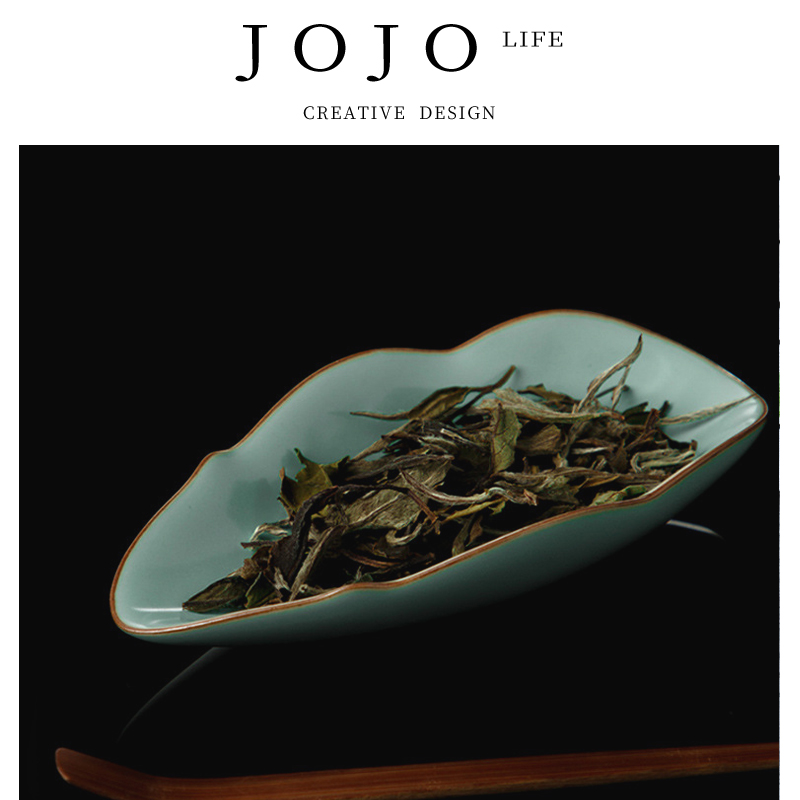 紫泉涧汝窑茶则开片茶勺茶拨茶道