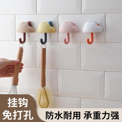 杂货先生粘胶无痕胶条塑料挂钩