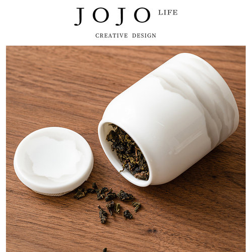 JOJO'SLIFEPD茶叶罐羊脂玉高档