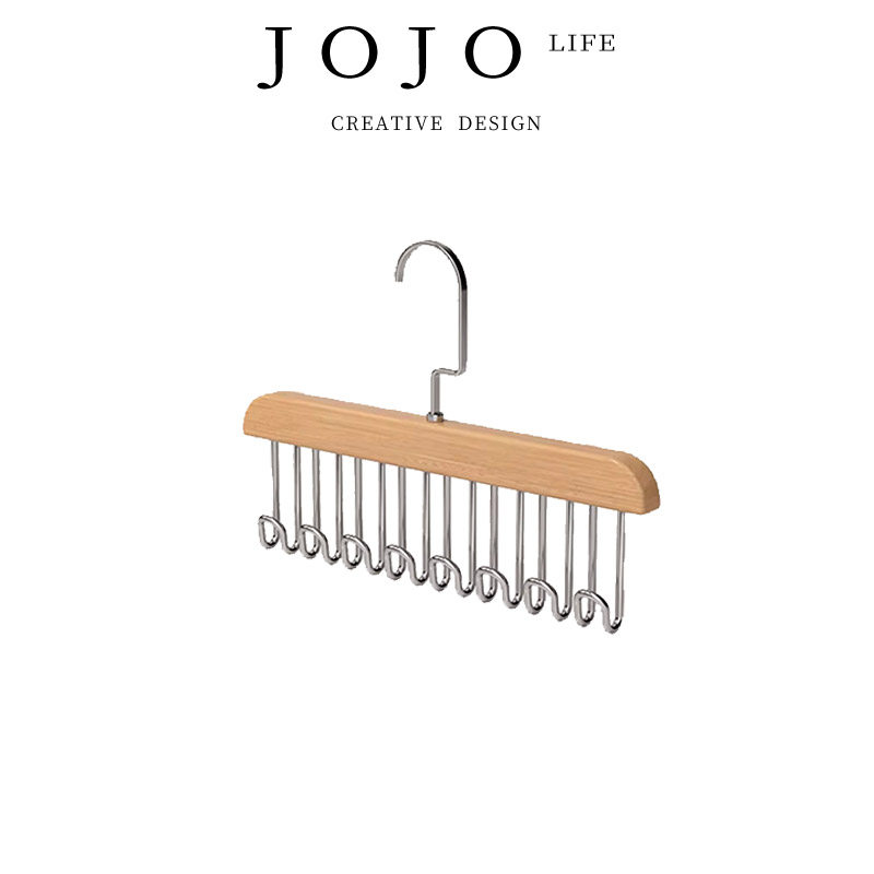 JOJO'S L. PD.know.木质吊带衣架家用挂衣内衣内裤收纳 | 知其,收纳整理,金属衣架,淘宝优惠券,粉丝福利购,淘宝优惠卷