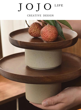 JOJO'S L. PD.Wind.托盘日式高端大气客厅茶几高脚木质 | 浩风