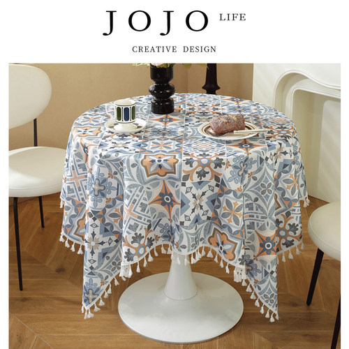 JOJO'SLIFEPD棉麻质感餐桌布