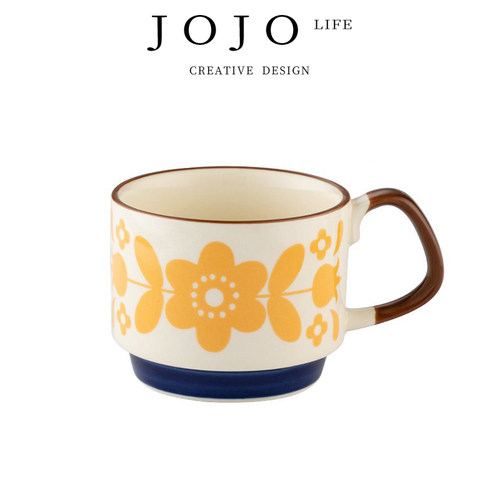 JOJO'SL.PD陶瓷挂耳印花咖啡杯
