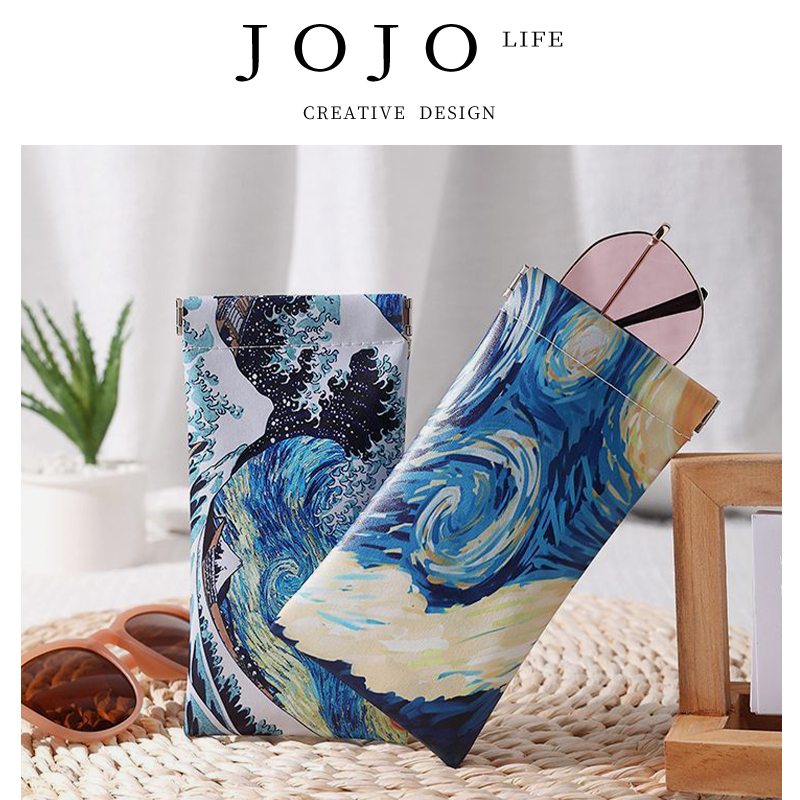JOJO'S L. PD.Bru.眼镜袋自动闭合便携放包墨镜太阳镜套丨布鲁