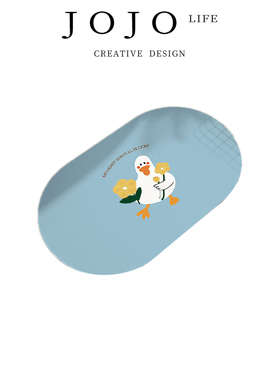 JOJO'S L. PD.Suddenly.卡通动物卫生间地垫防滑软吸水垫 | 时忽