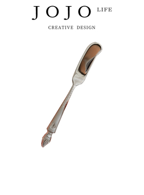 JOJO'S L. PD.laugh.304不锈钢黄油牛油刀抹刀甜品奶油刮刀| 笑傲