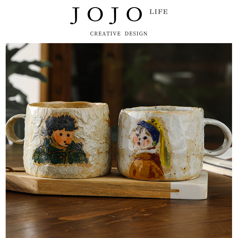 JOJO'SL.PD杯具家用创意马克杯