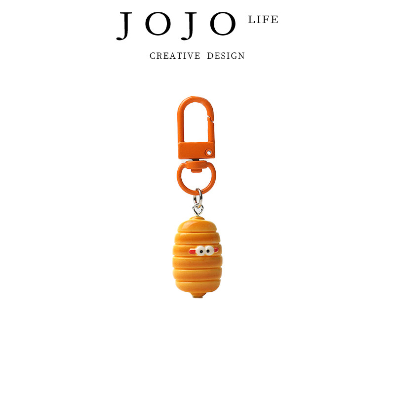 JOJO'S L. PD.Sculpture.钥匙扣挂件搞怪吃货背包挂饰创意 | 木雕