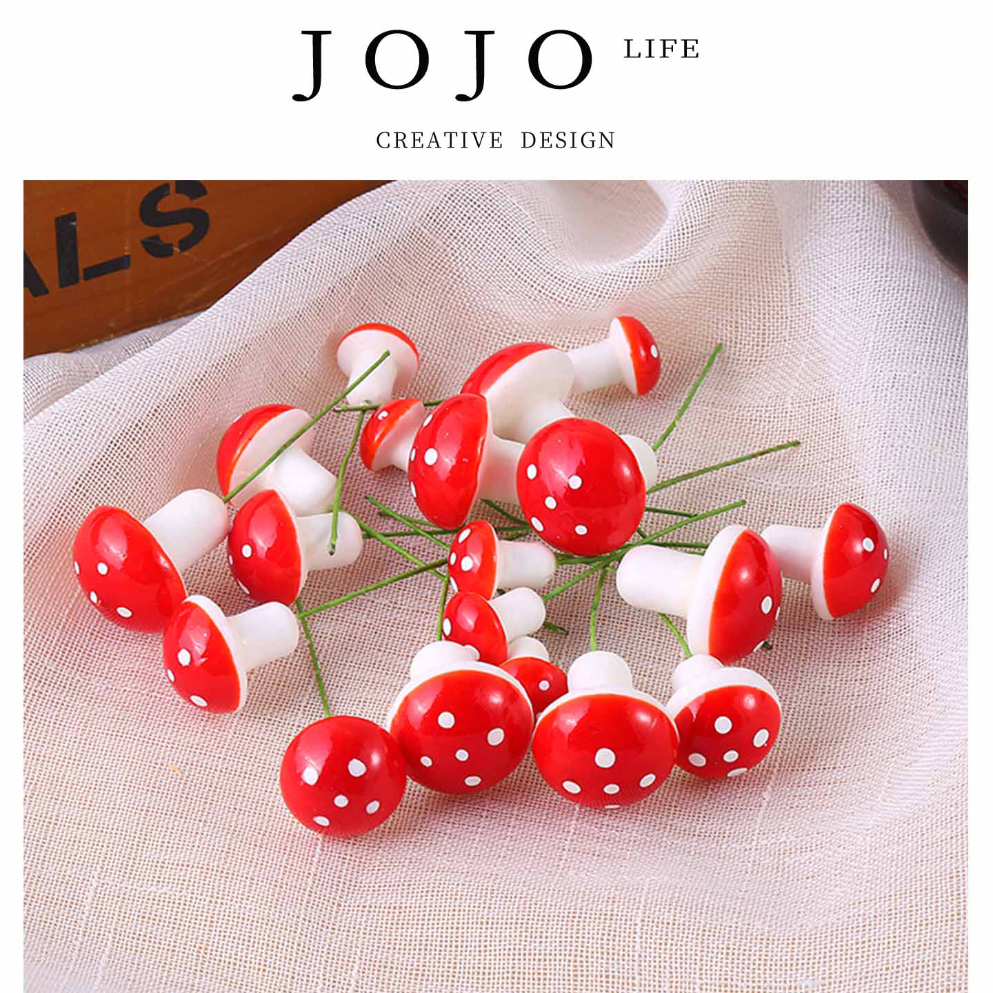 JOJO'S LIFE PD彩色蘑菇摆件
