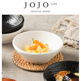 JOJO'S L. PD.endow.创意陶瓷蘸料碟家用岩石纹圆形碟子 | 辞赋