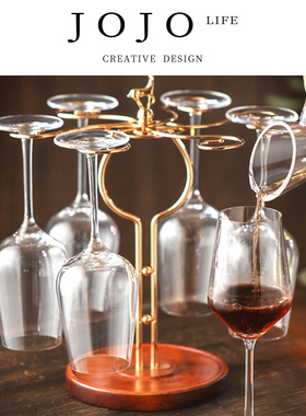 JOJO'S L. PD.Yeon.梦幻酒杯架创意高档驯鹿高脚杯架倒挂 | 乐研