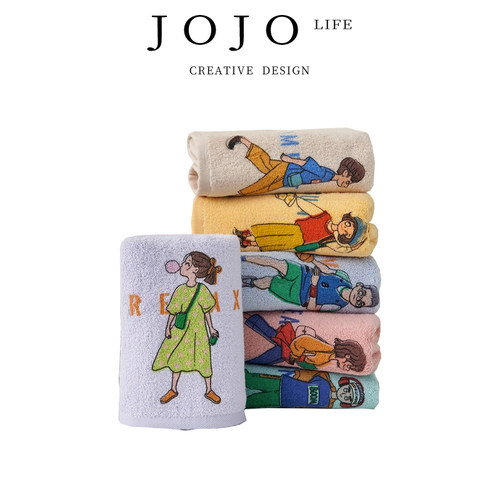 JOJO'SL.PD纯棉吸水擦头发手巾