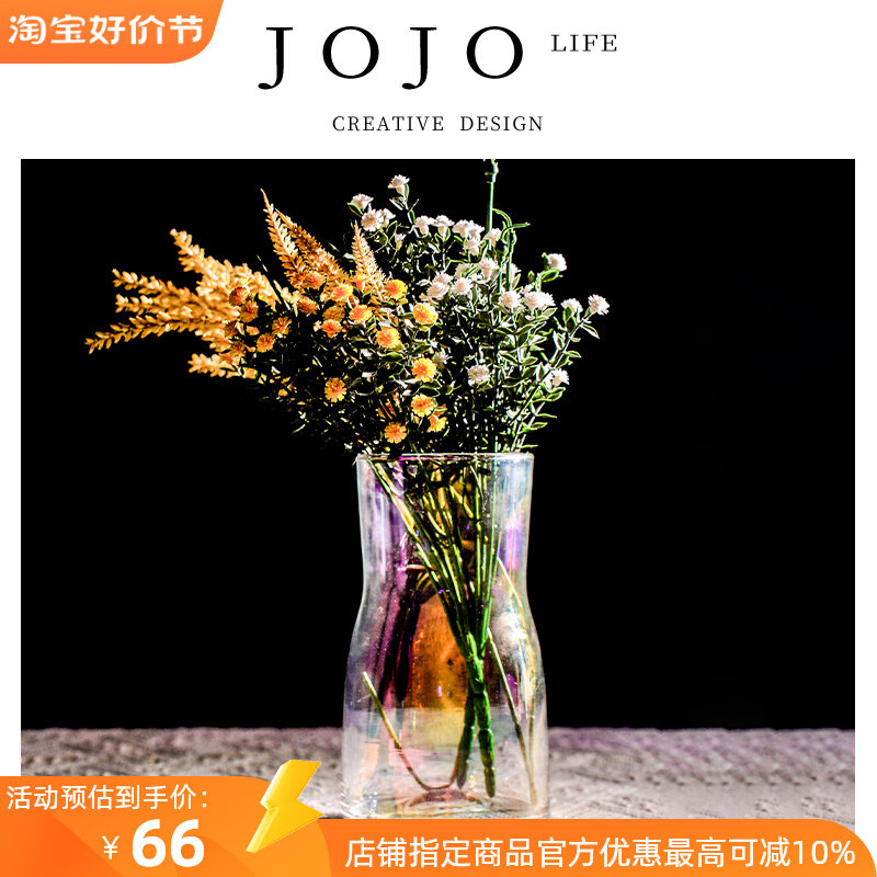 JOJOS L. PD.Seen.花瓶家用创意玻璃透明水培鲜花插花器丨以若