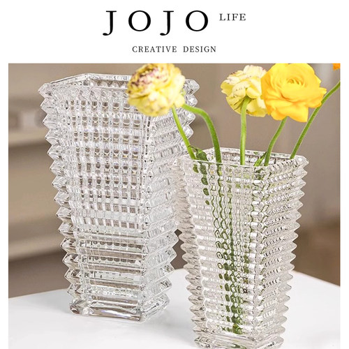 JOJO'SL.PD花瓶摆件插花玻璃