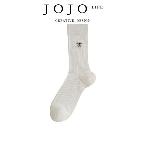 JOJO'SLIFEPD白色芭蕾风袜子