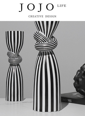 JOJO'S L. PD.weir.简约客厅电视柜书房样板房酒店条纹摆件| 堵堰