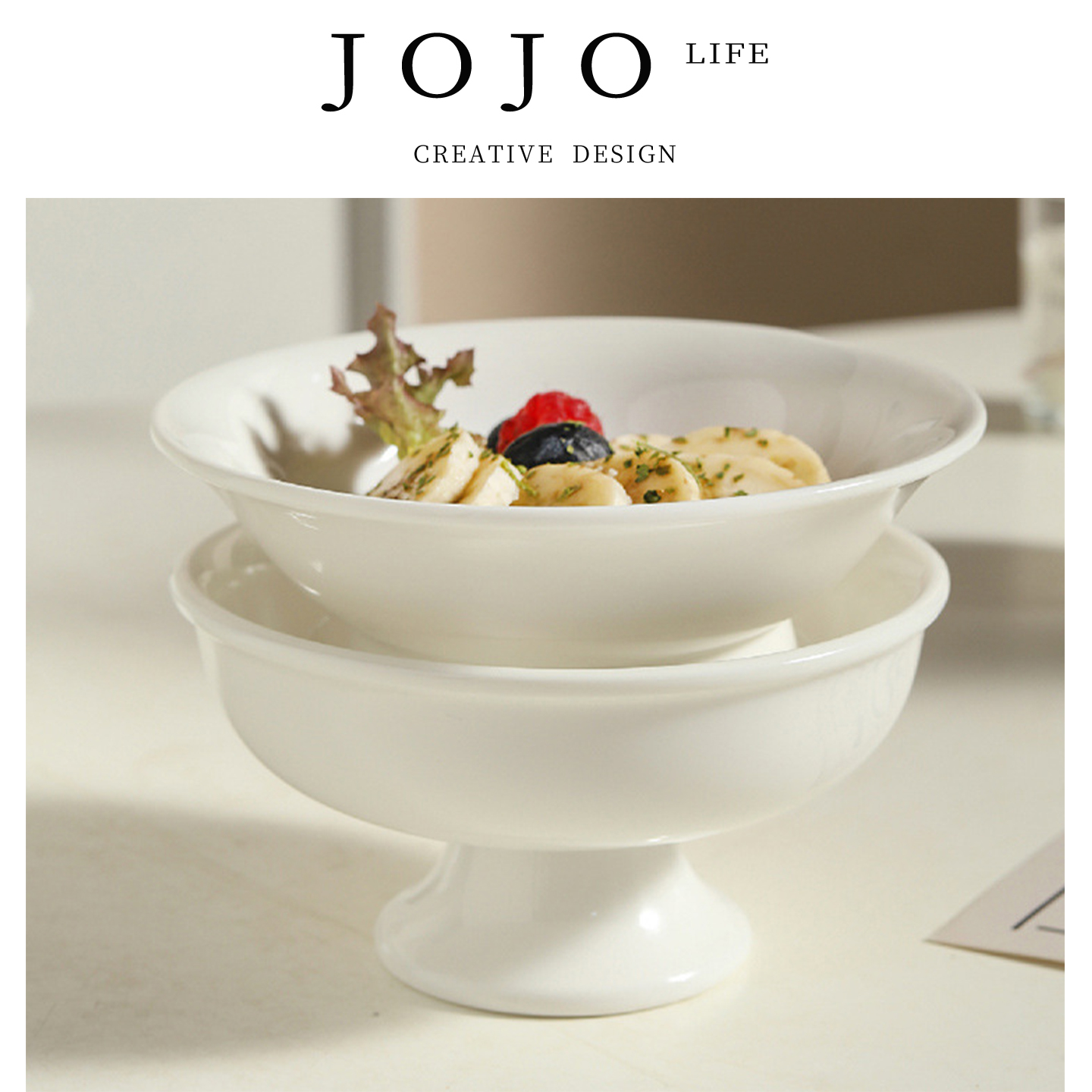 JOJO'SLIFEPD冰淇淋碗家用陶瓷