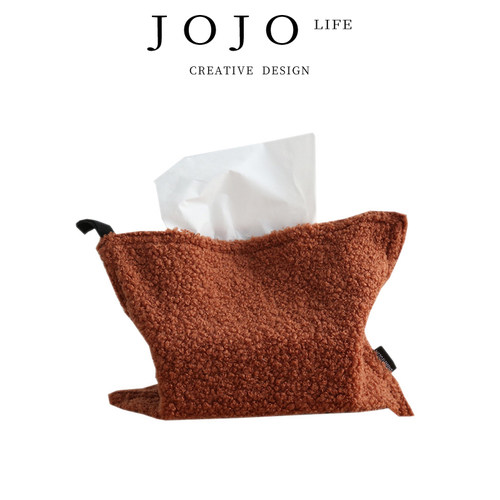 JOJO'SL.PD圈圈泰迪绒纸巾袋