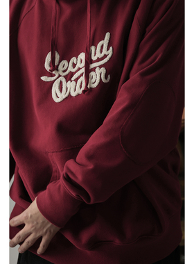 Secondorder Logo Sweat Parka FW22 美式套头帽衫卫衣 Oversized