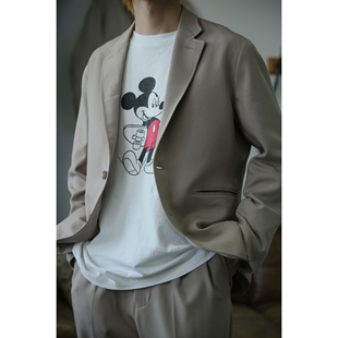 suit 简约纯色 修身 清仓 西装 绅士休闲 Leisure 日式 两粒扣