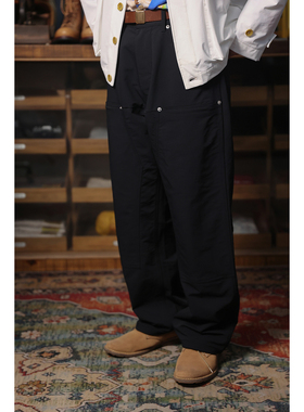 Secondorder SS25 Carpenter Pant复古休闲直筒双膝伐木裤 工装裤
