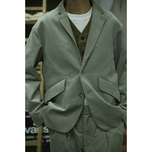 suit Corduroy 日式 复古灯芯绒 两粒扣 休闲西装 清仓