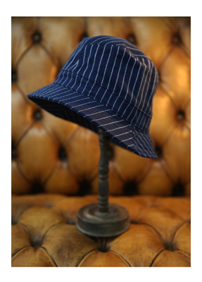 fishermanshat靛蓝工装渔夫帽