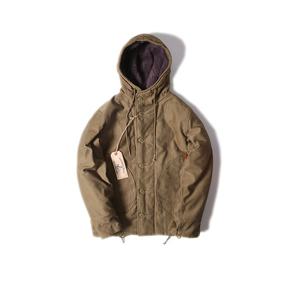 Observer Parka N-1 重磅里95%羊毛 复古连帽N1夹克 观察员甲板服