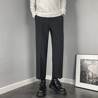 K99 Черные укороченные брюки (обычная модель)