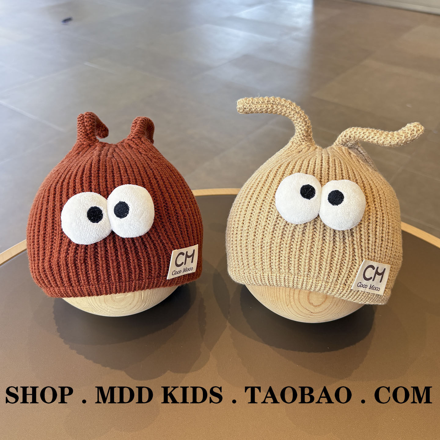 婴儿帽秋冬可爱护耳毛线帽宝宝防风保暖套头帽小月龄男女童针织帽,童装/婴儿装/亲子装,帽子,淘宝优惠券,粉丝福利购,淘宝优惠卷