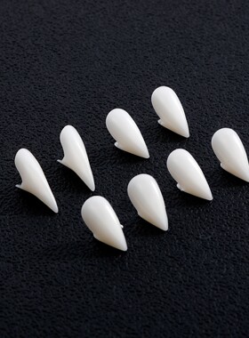 树脂虎牙万圣节尖牙化妆舞会整蛊道具嘻哈吸血鬼僵尸假牙牙套批发
