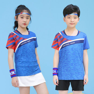 羽毛球服套装儿童男女速干透气